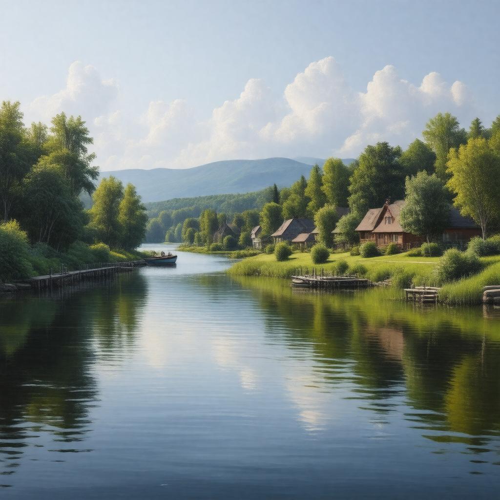 AI-created image of Westport, Ontario