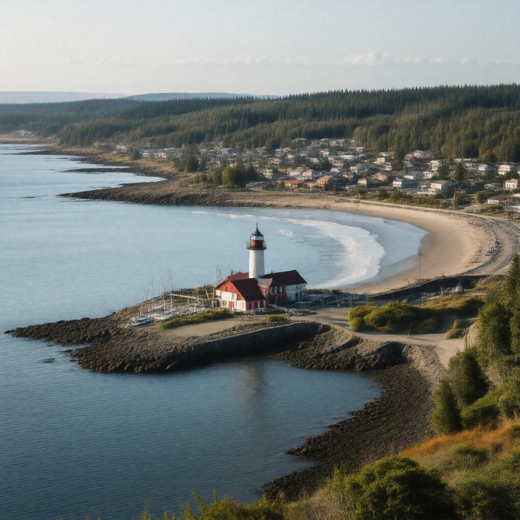 AI-created image of Westport, Washington