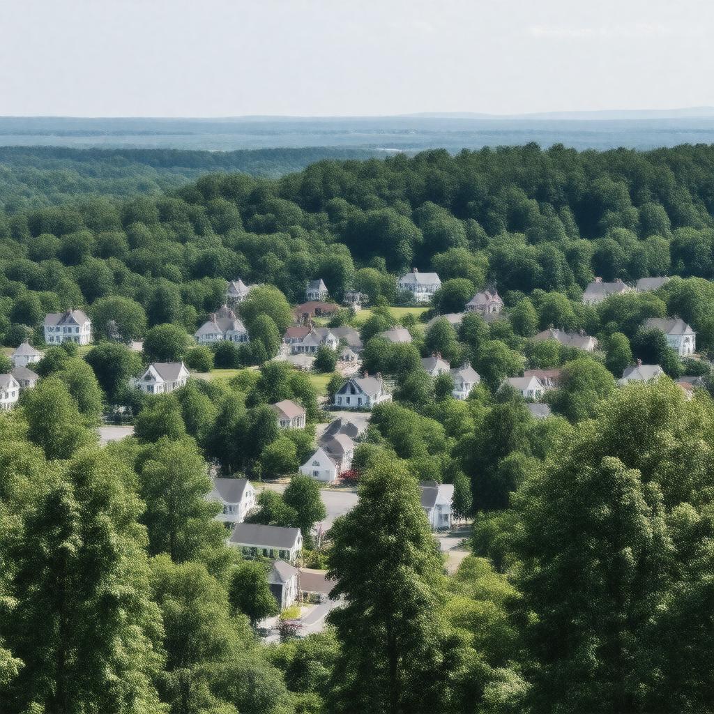 AI-created image of Westwood, Massachusetts, United States