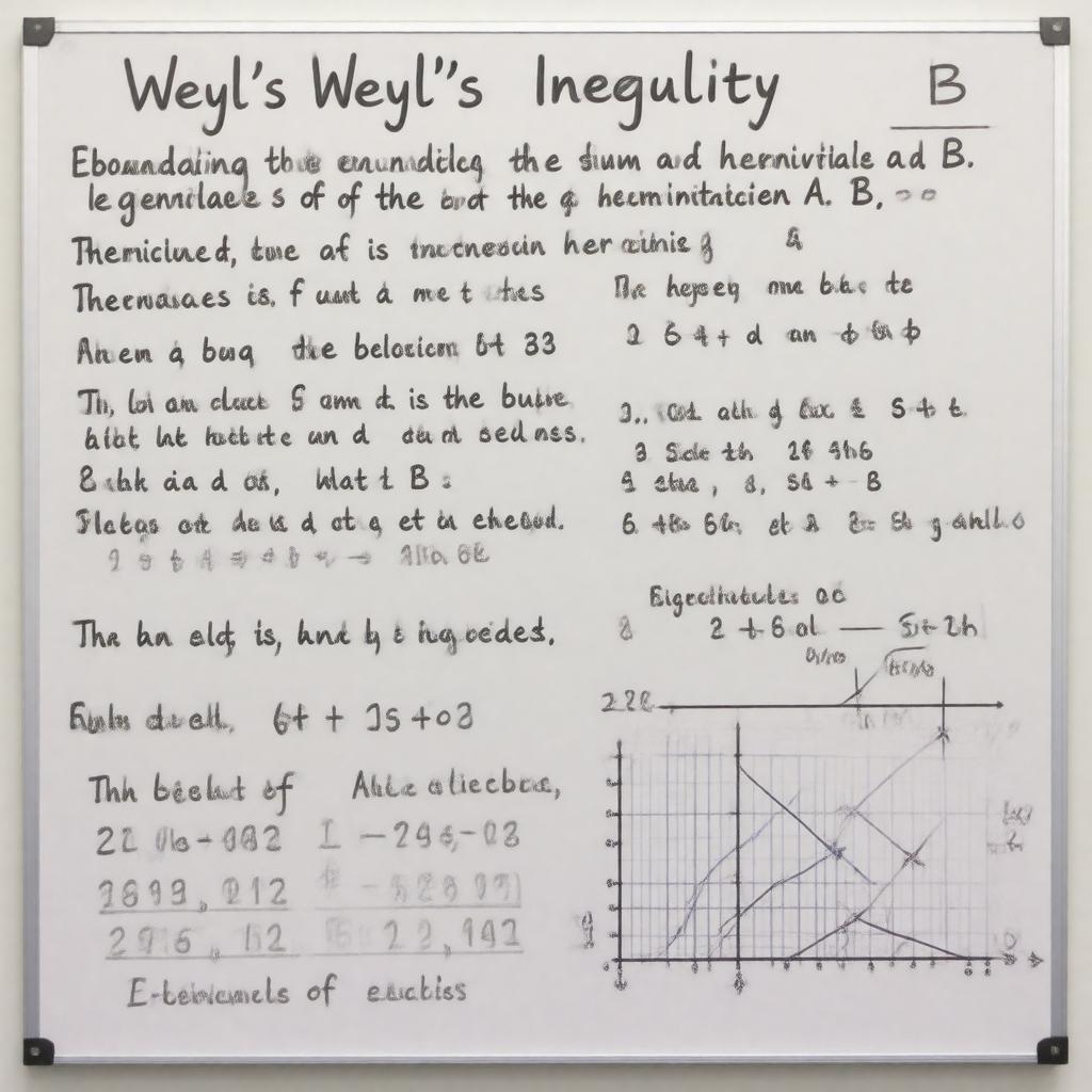 Click to view larger image AI-created image of Weyl's inequality