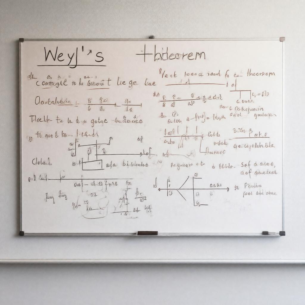 Click to view larger image AI-created image of Weyl's theorem