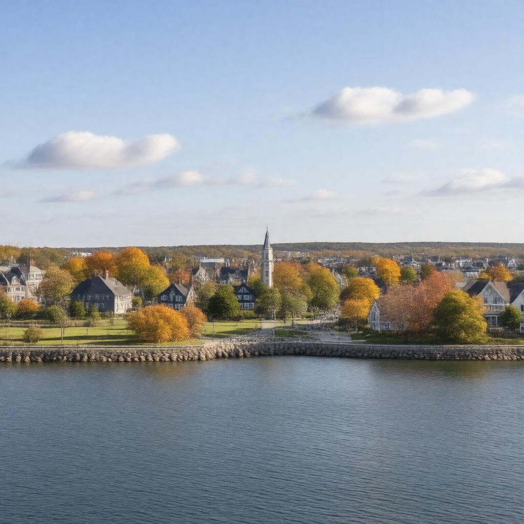 AI-created image of Weymouth, Massachusetts, United States