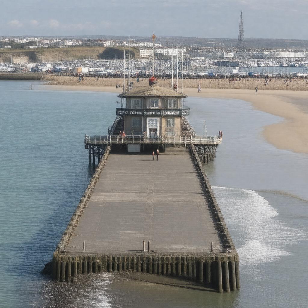 AI-created image of Weymouth Pier