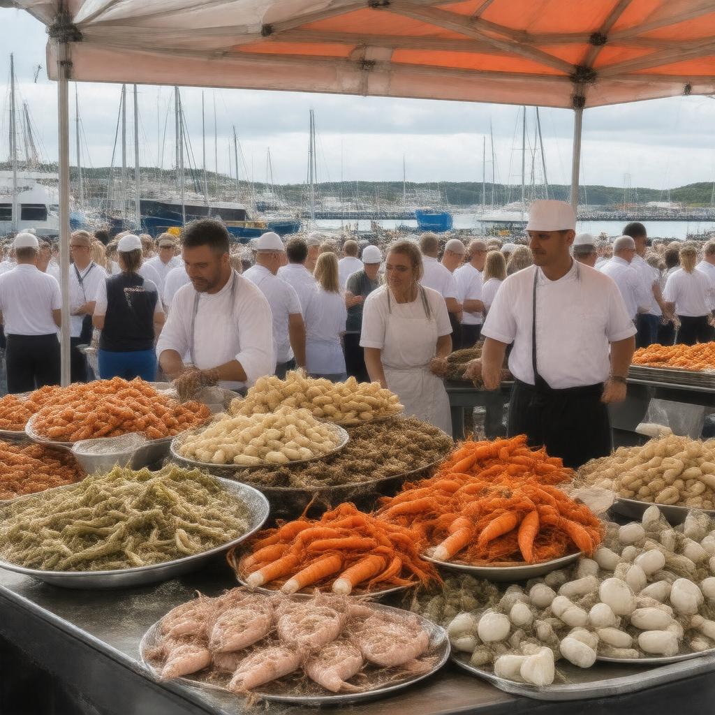 AI-created image of Weymouth Seafood Festival