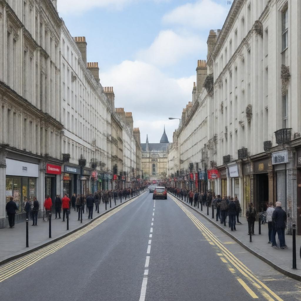 AI-created image of Weymouth Street