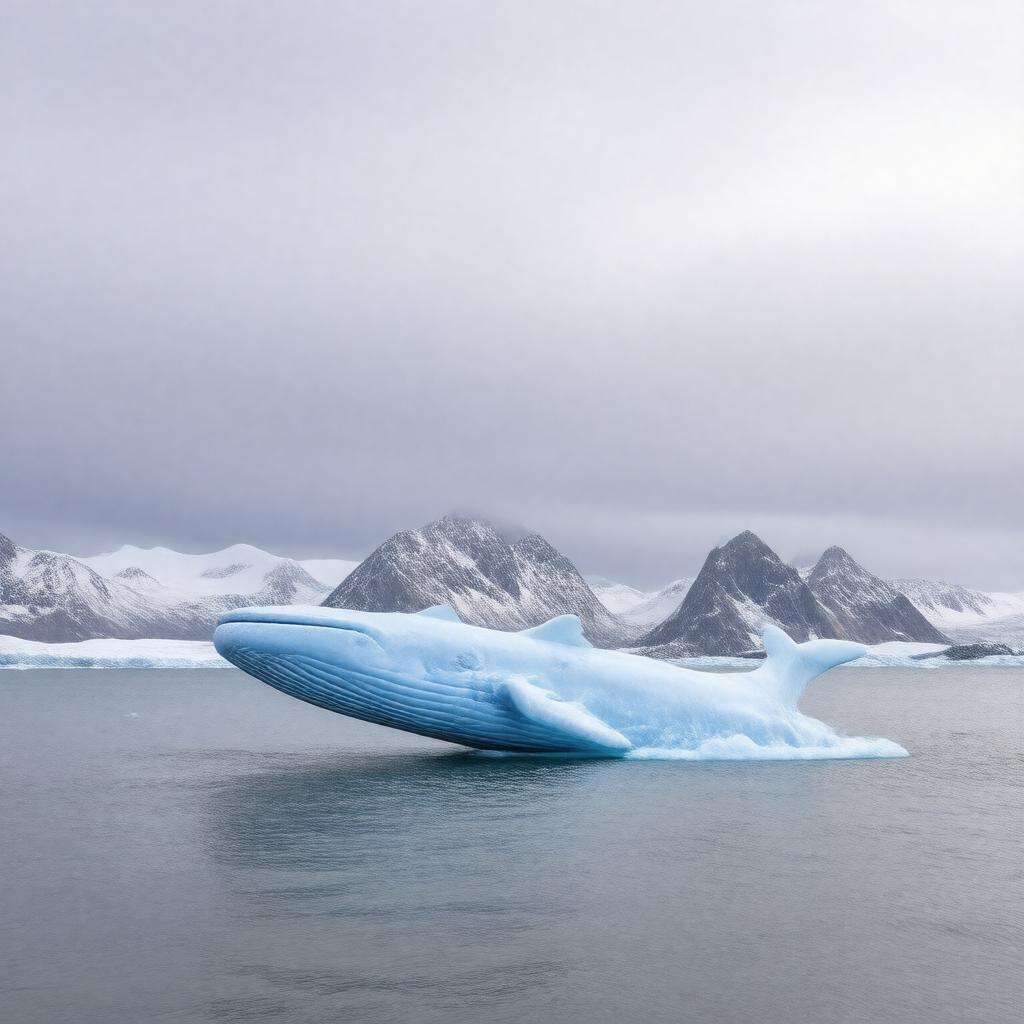 Click to view larger image AI-created image of Whale-Skate Island