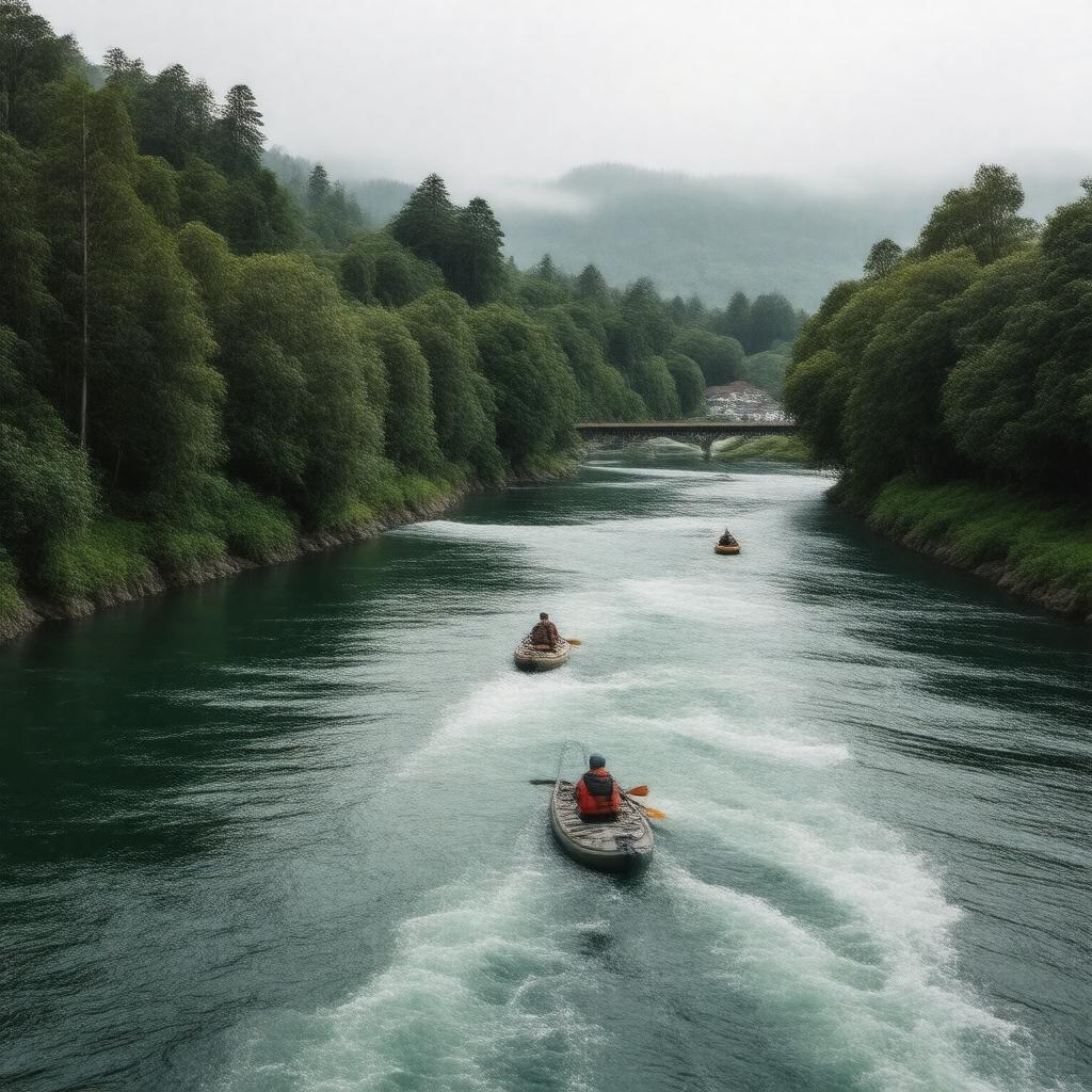 AI-created image of Whanganui River