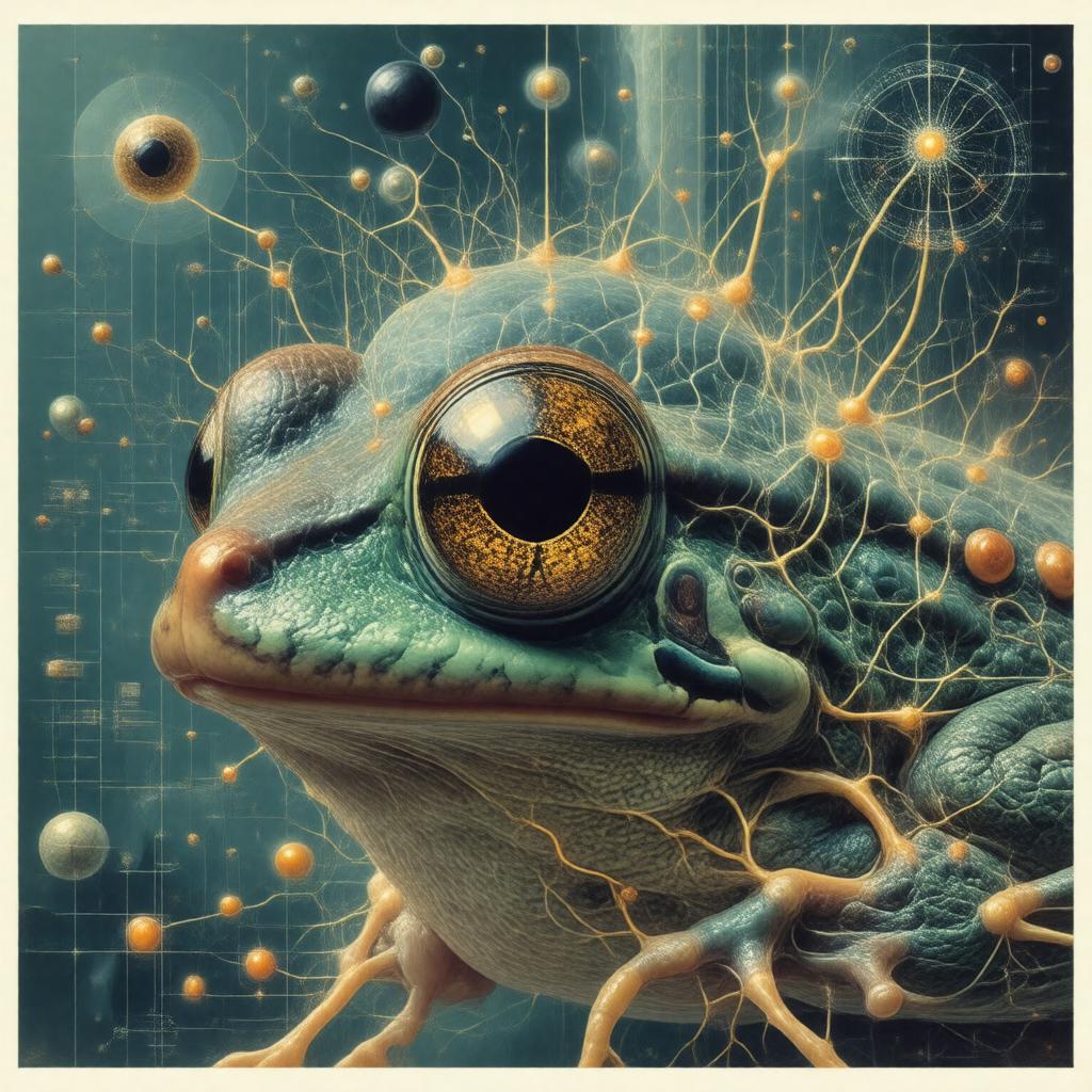 AI-created image of What the Frog's Eye Tells the Frog's Brain