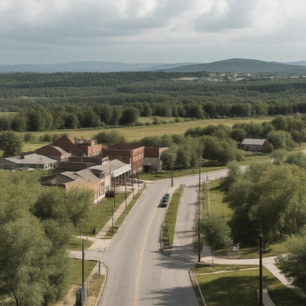 AI-created image of Wheatland, Missouri, United States