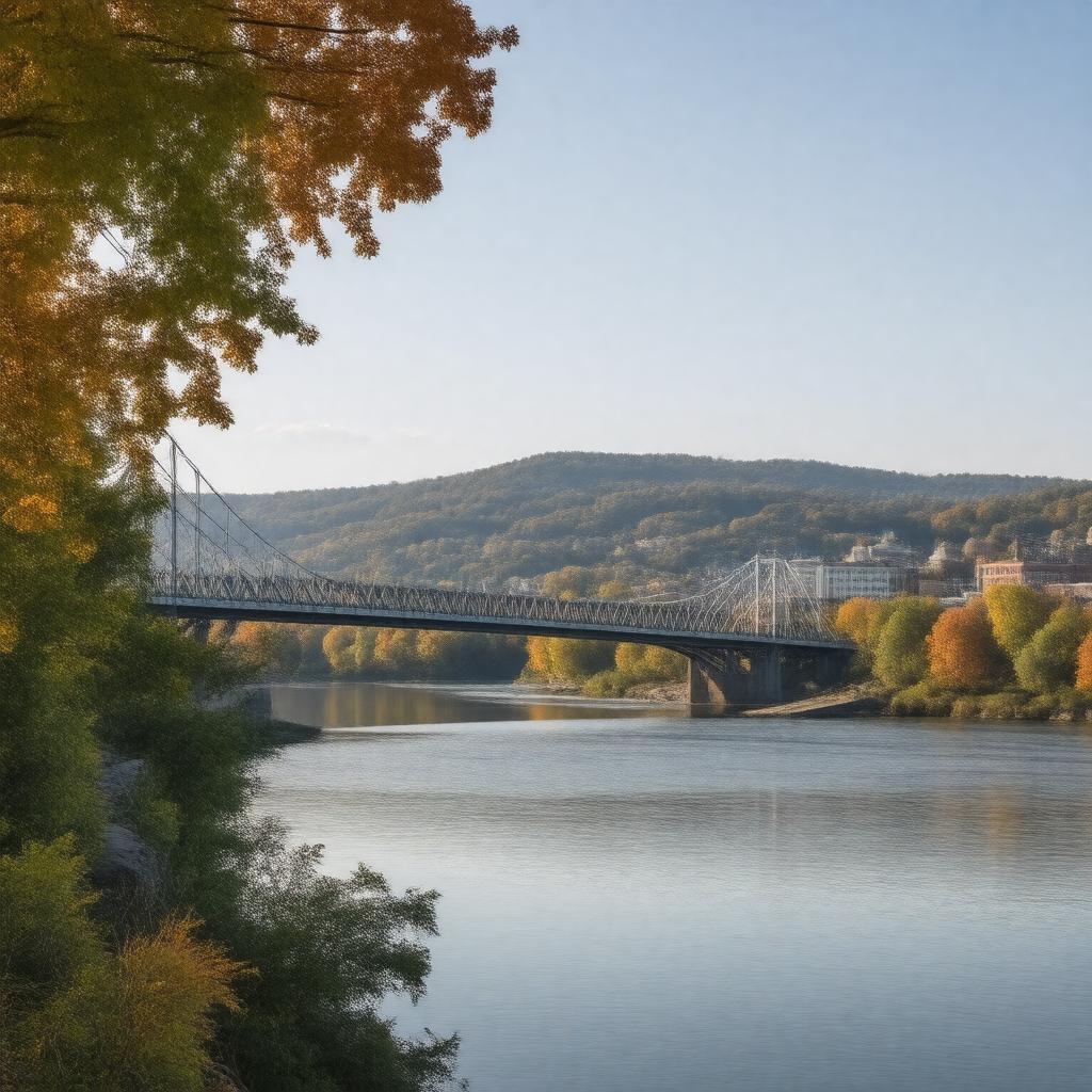 AI-created image of Wheeling, West Virginia, United States