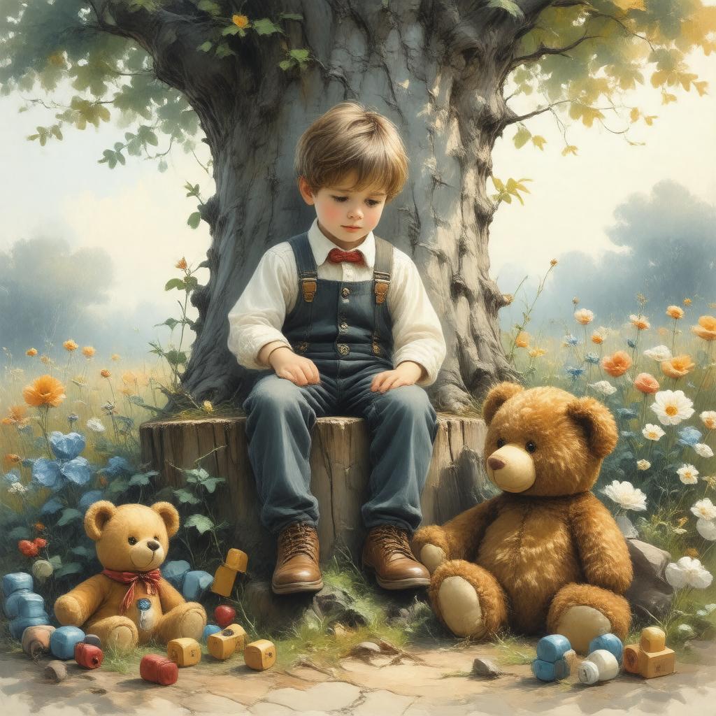 Click to view larger image AI-created image of When We Were Very Young