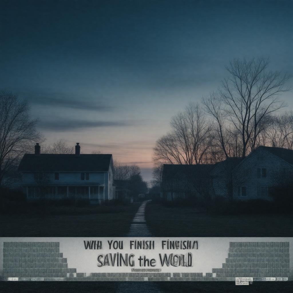 AI-created image of When You Finish Saving the World