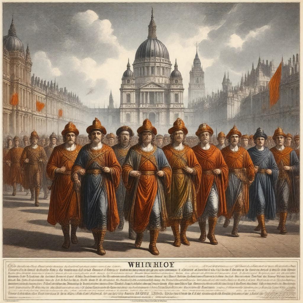 Click to view larger image AI-created image of Whig interpretation of history