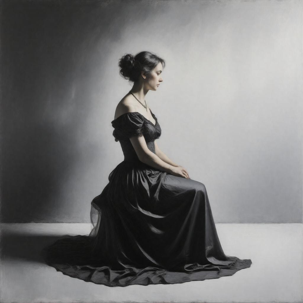 AI-created image of Whistler's Mother