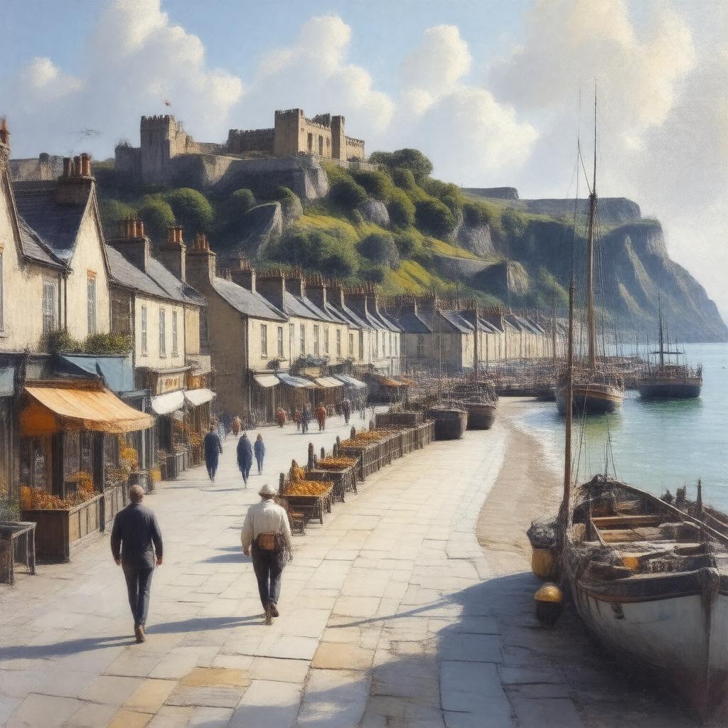 AI-created image of Whitby, England