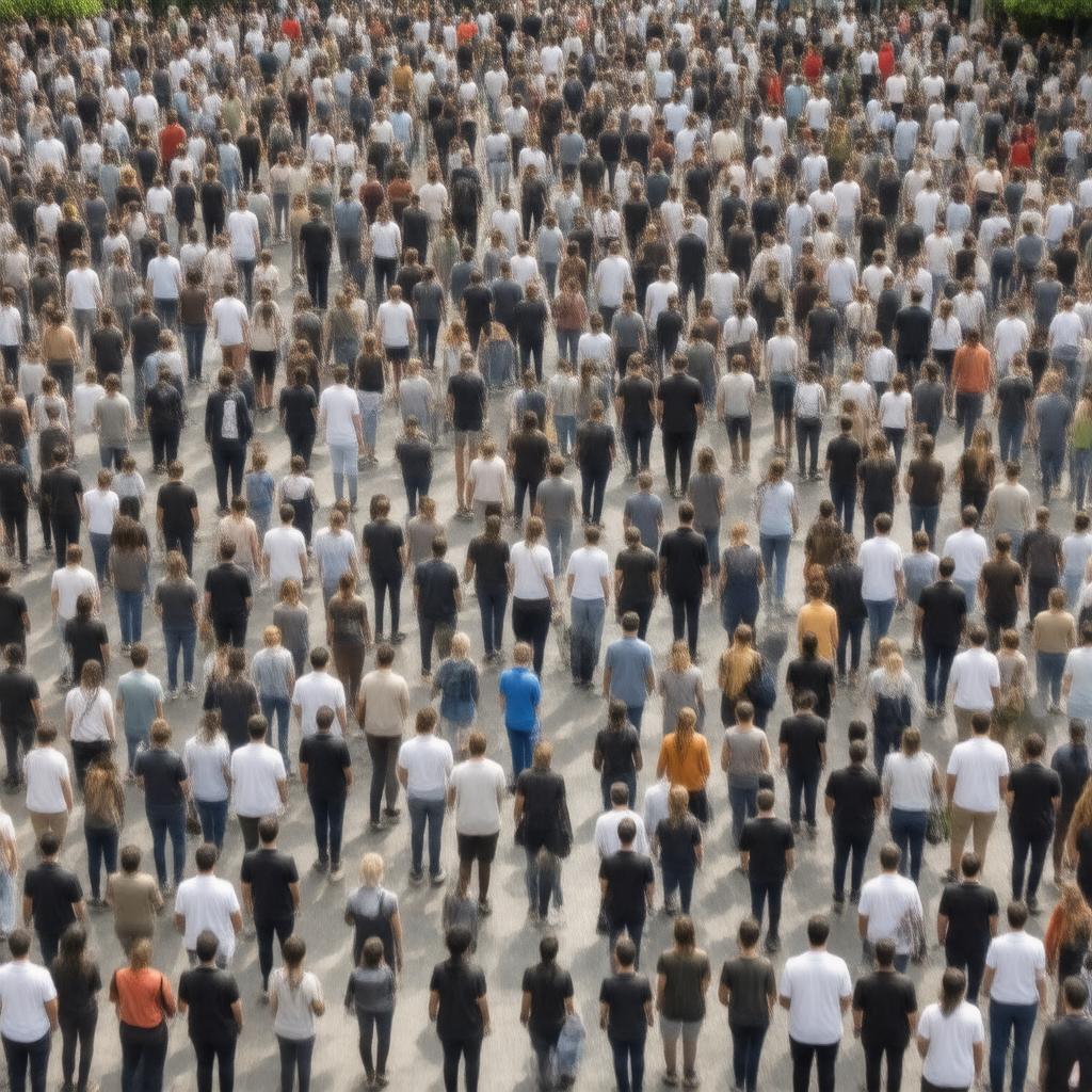 AI-created image of White Australians