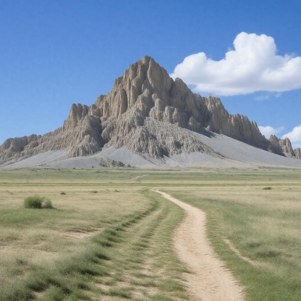 AI-created image of White Butte