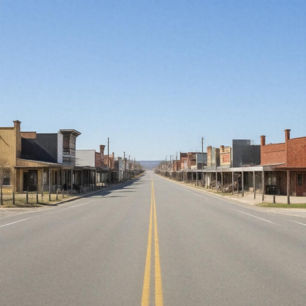 AI-created image of White City, Kansas