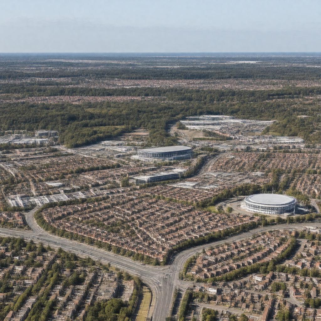 AI-created image of White City, Manchester