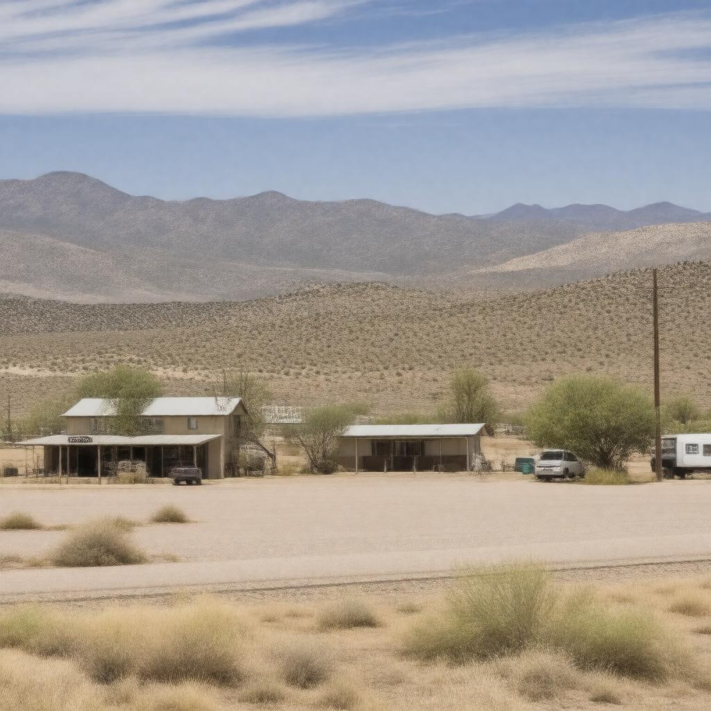 AI-created image of White City, New Mexico