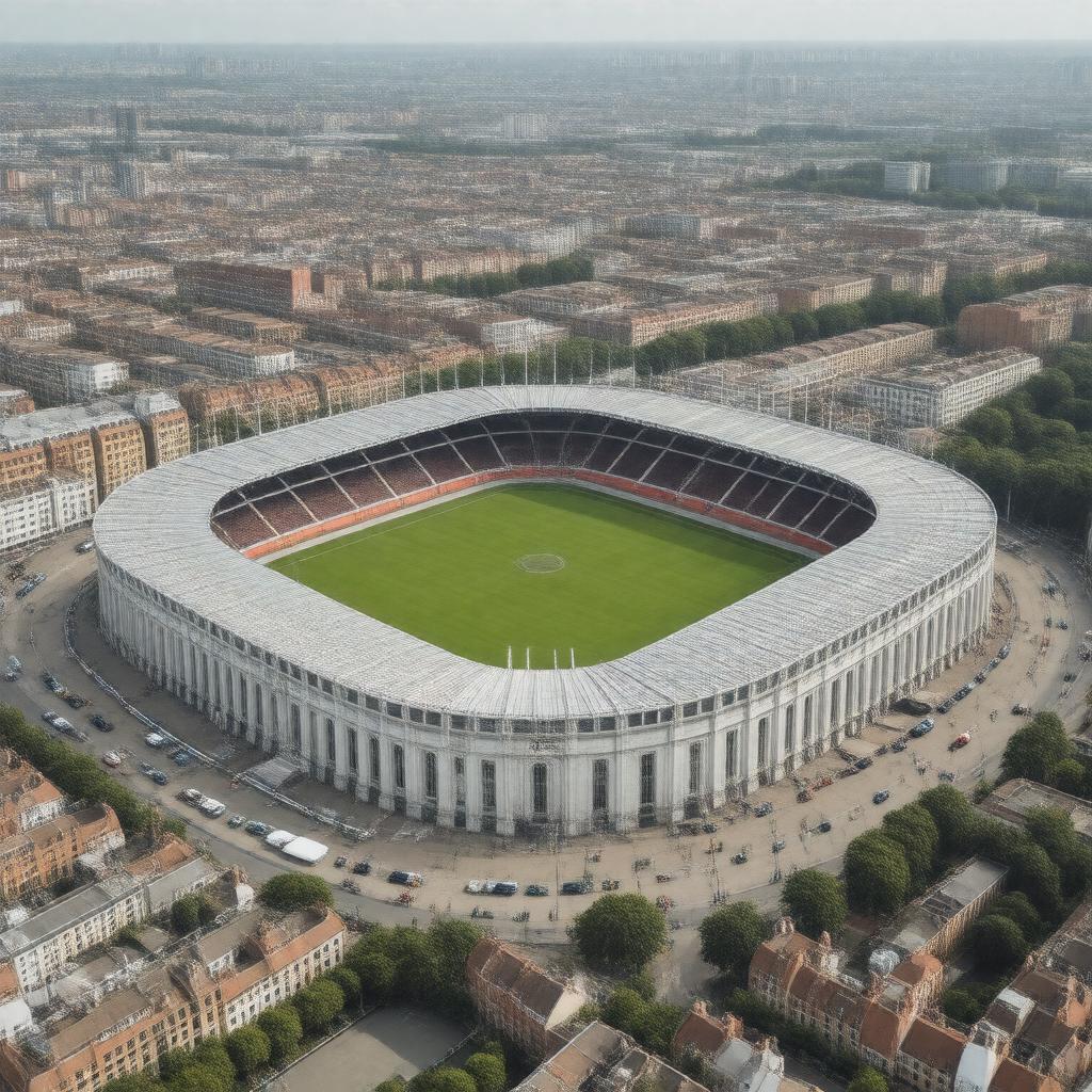 AI-created image of White City Stadium (demolished)