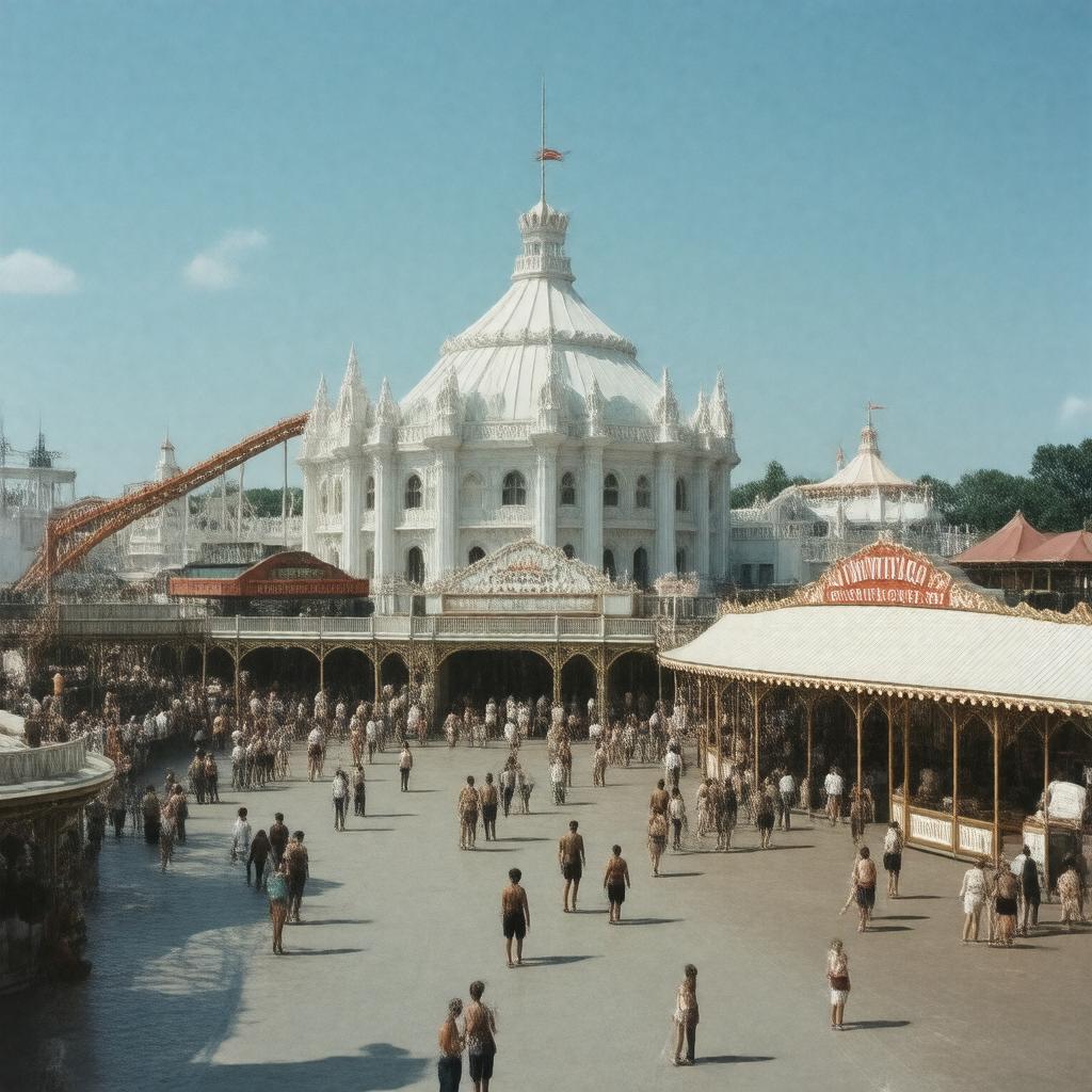 AI-created image of White City (amusement parks)