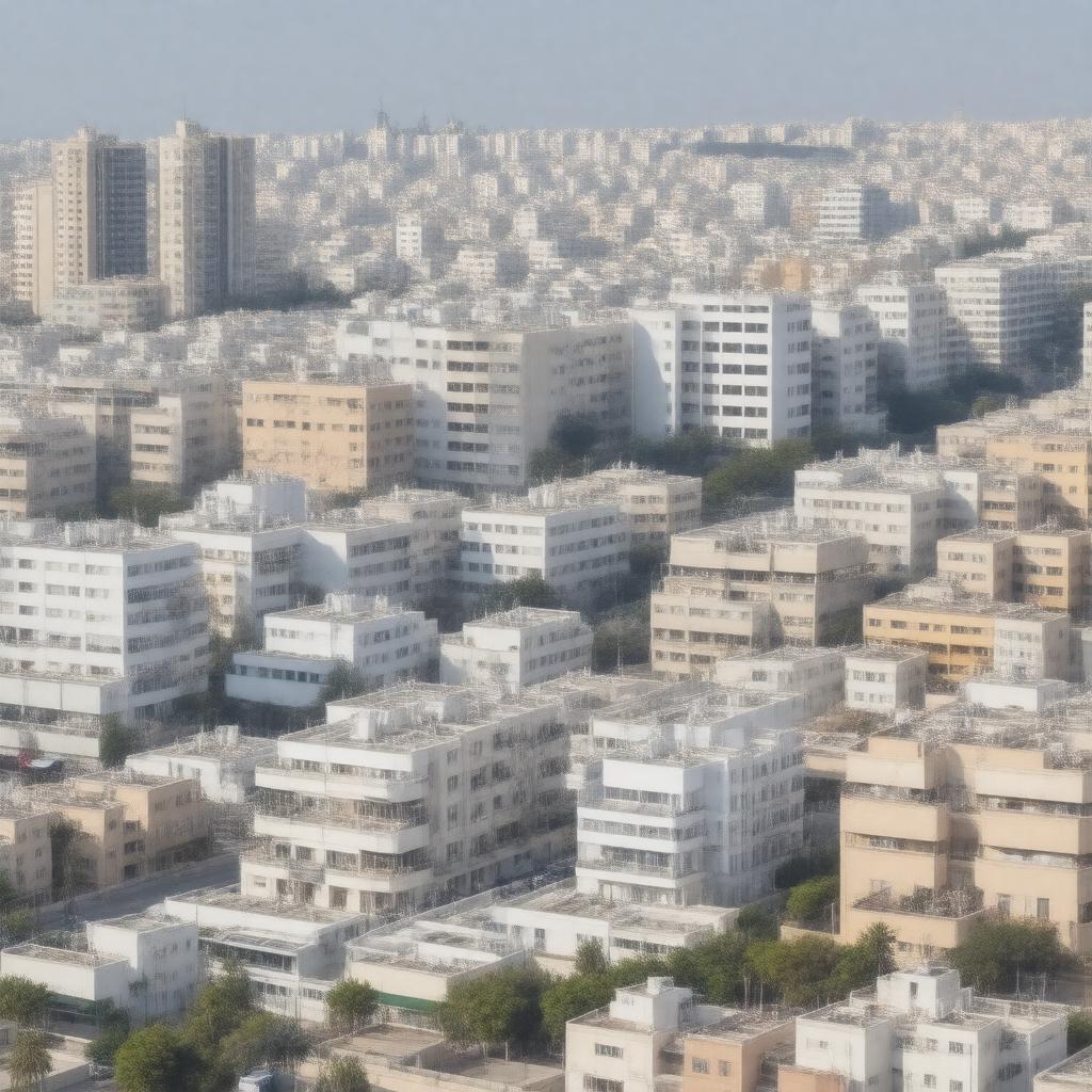 Click to view larger image AI-created image of White City of Tel Aviv