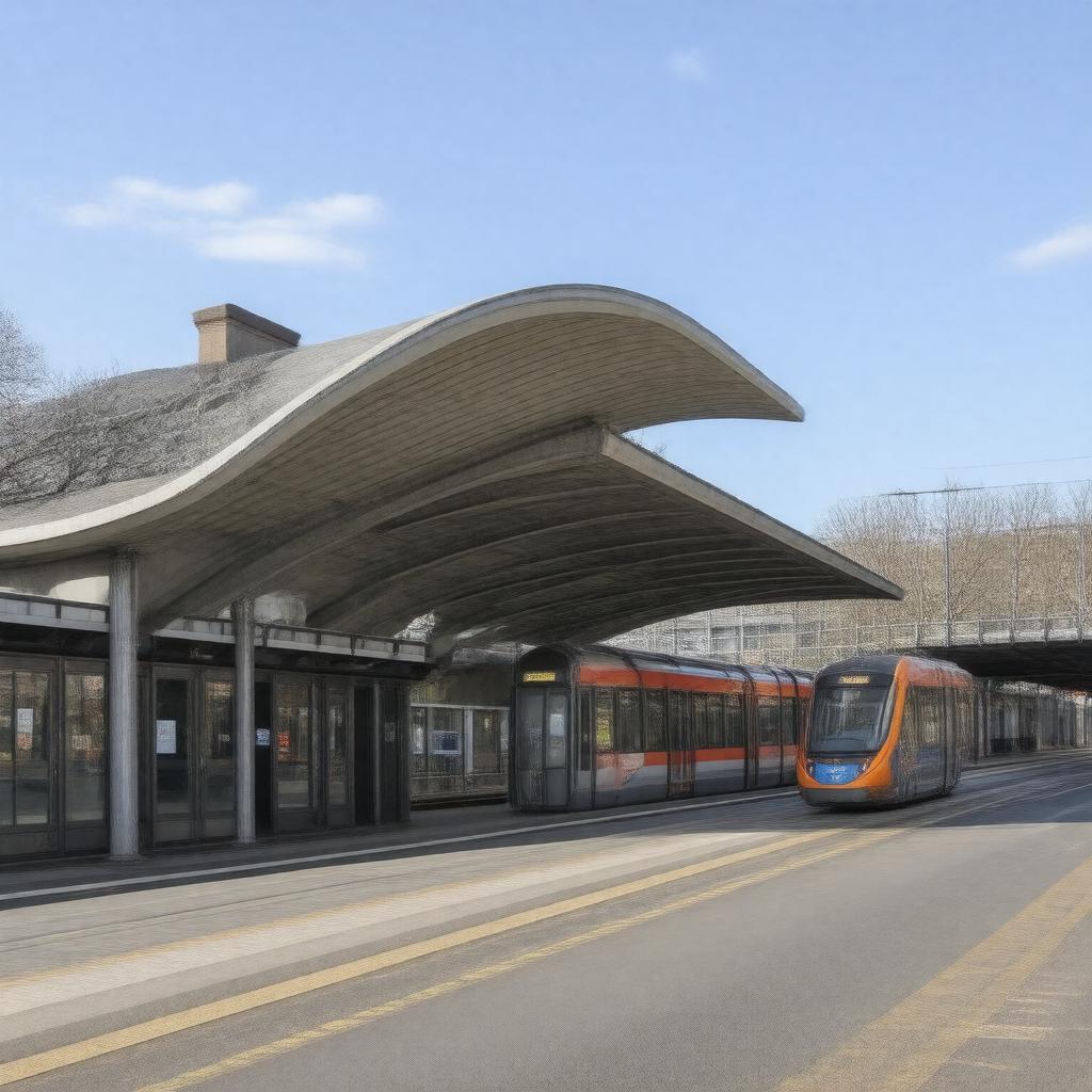 AI-created image of White City station