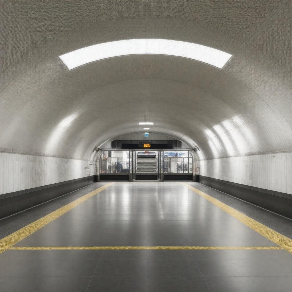 AI-created image of White City tube station