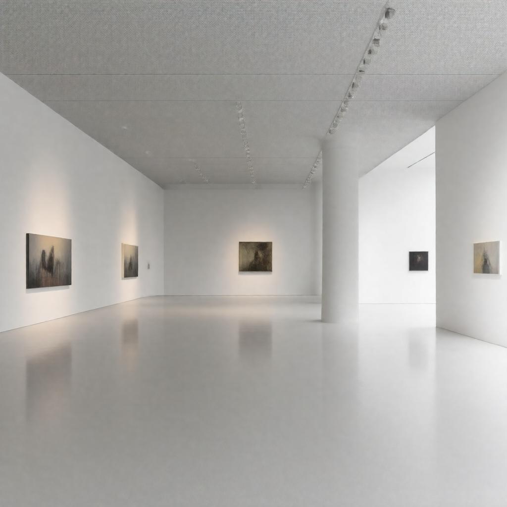 AI-created image of White Cube Gallery