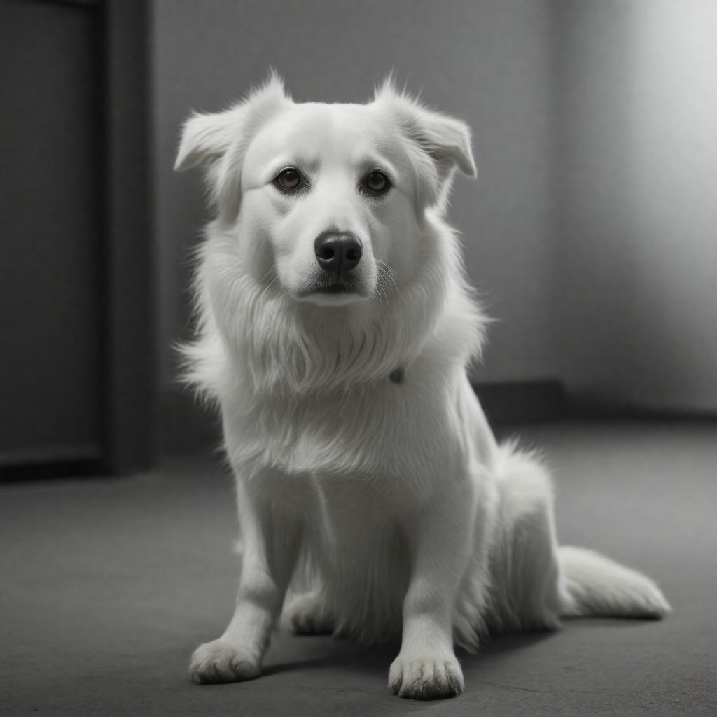 AI-created image of White Dog