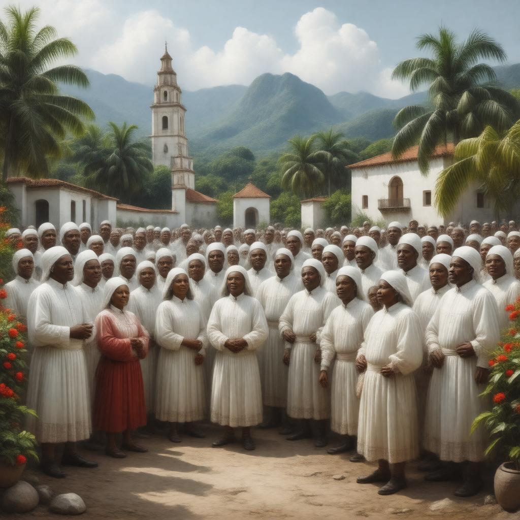 Click to view larger image AI-created image of White Dominican