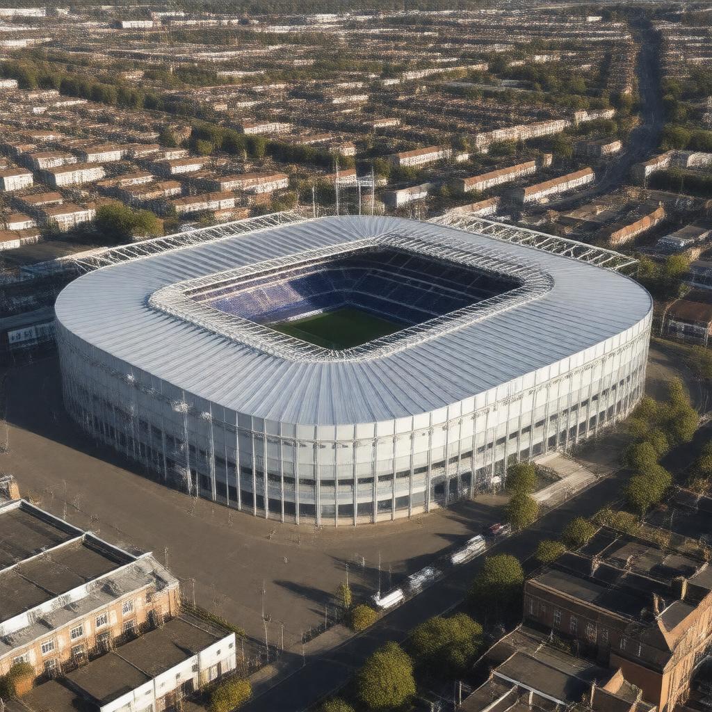 AI-created image of White Hart Lane