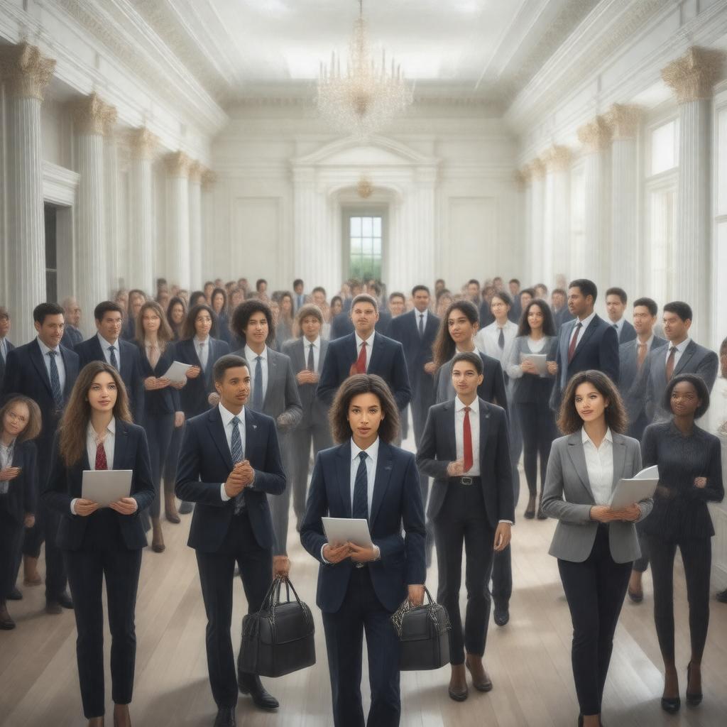 AI-created image of White House staff