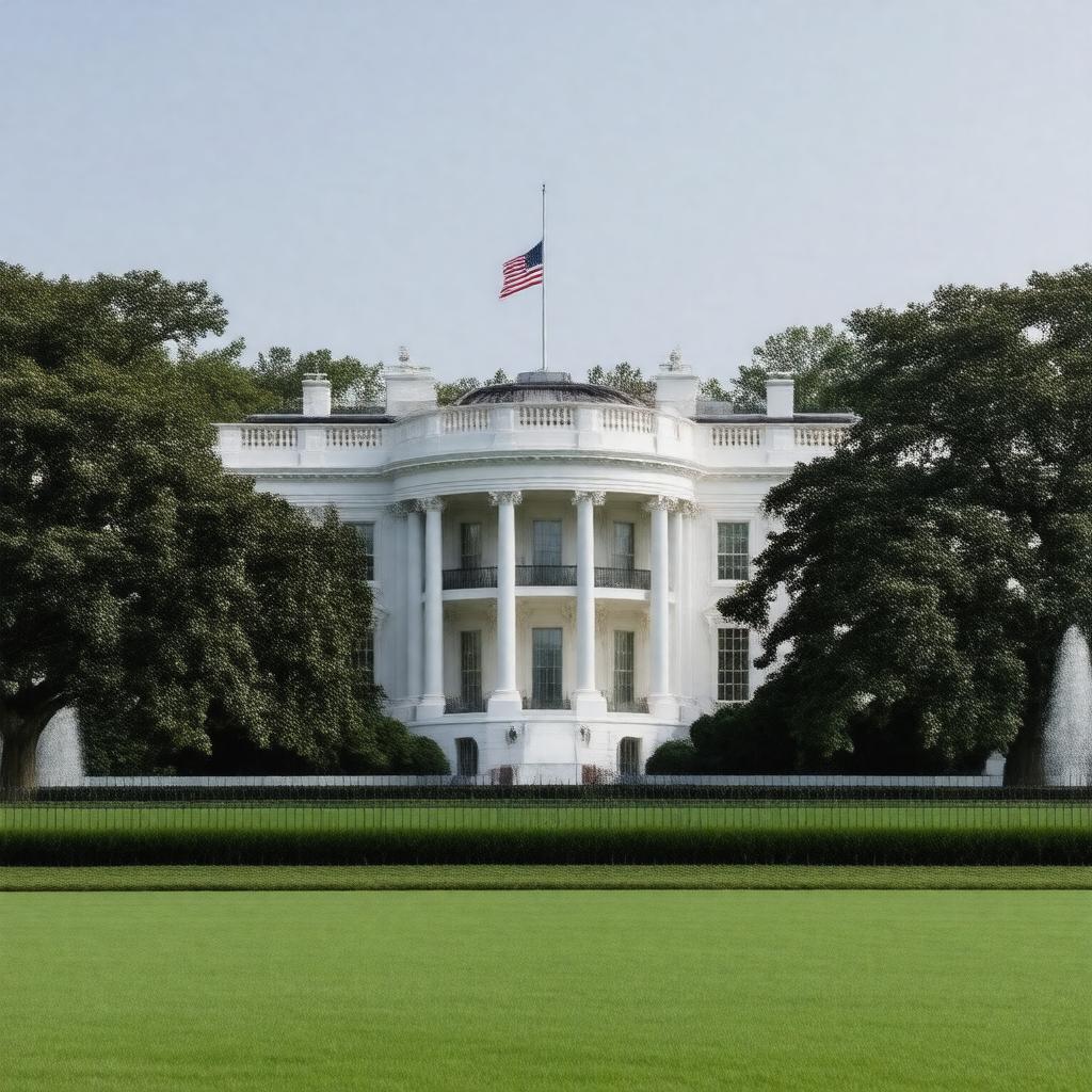 AI-created image of White House (temporarily)