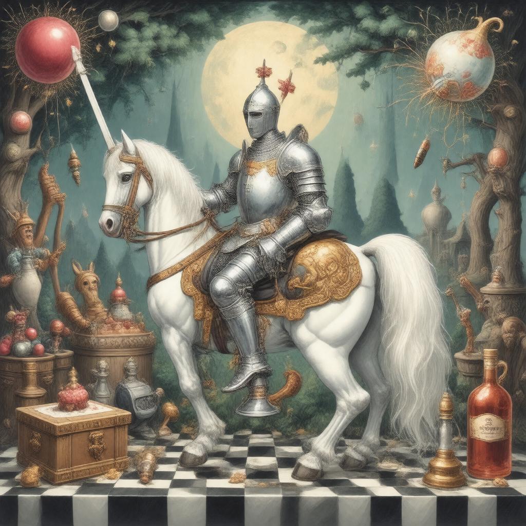 Click to view larger image AI-created image of White Knight