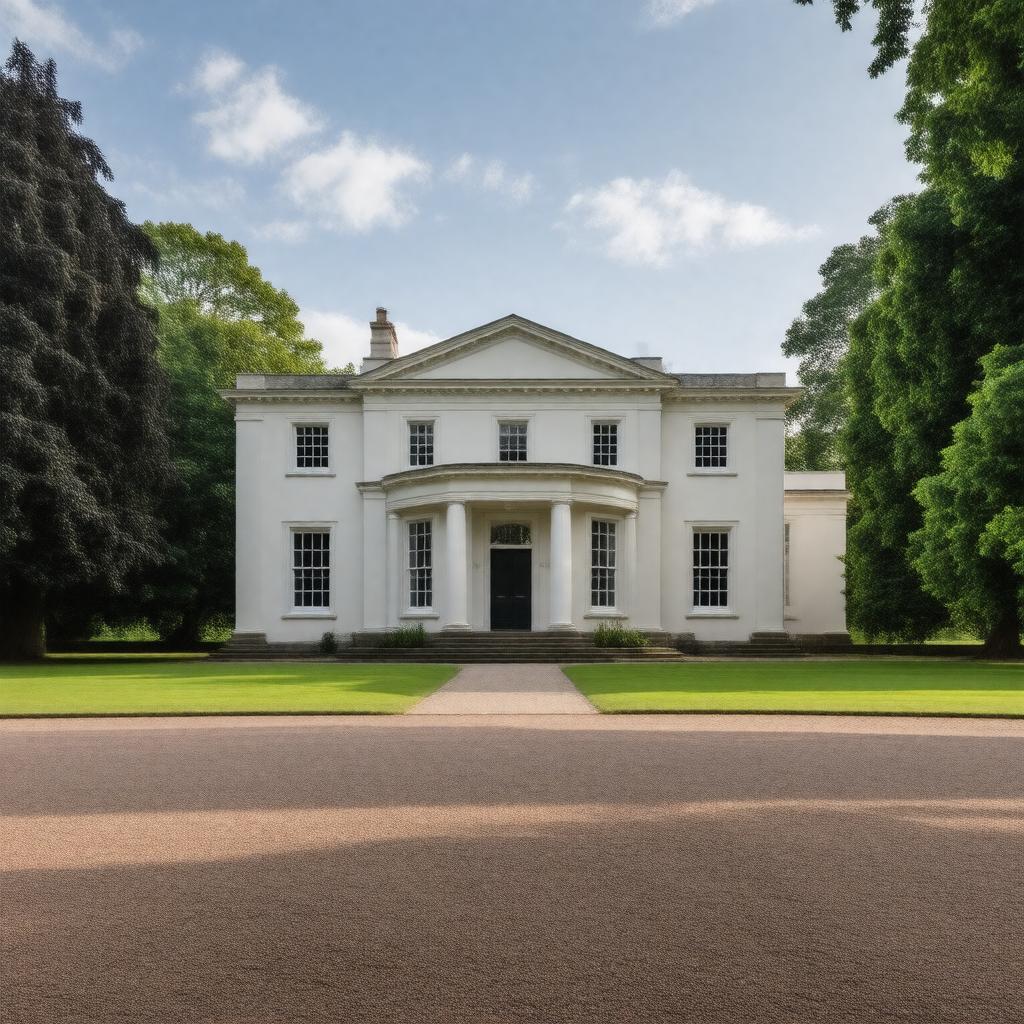 AI-created image of White Lodge, Richmond Park, London, England