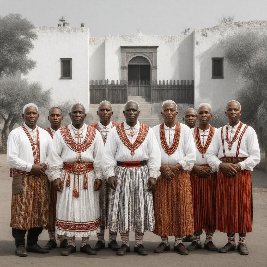 AI-created image of White Namibians