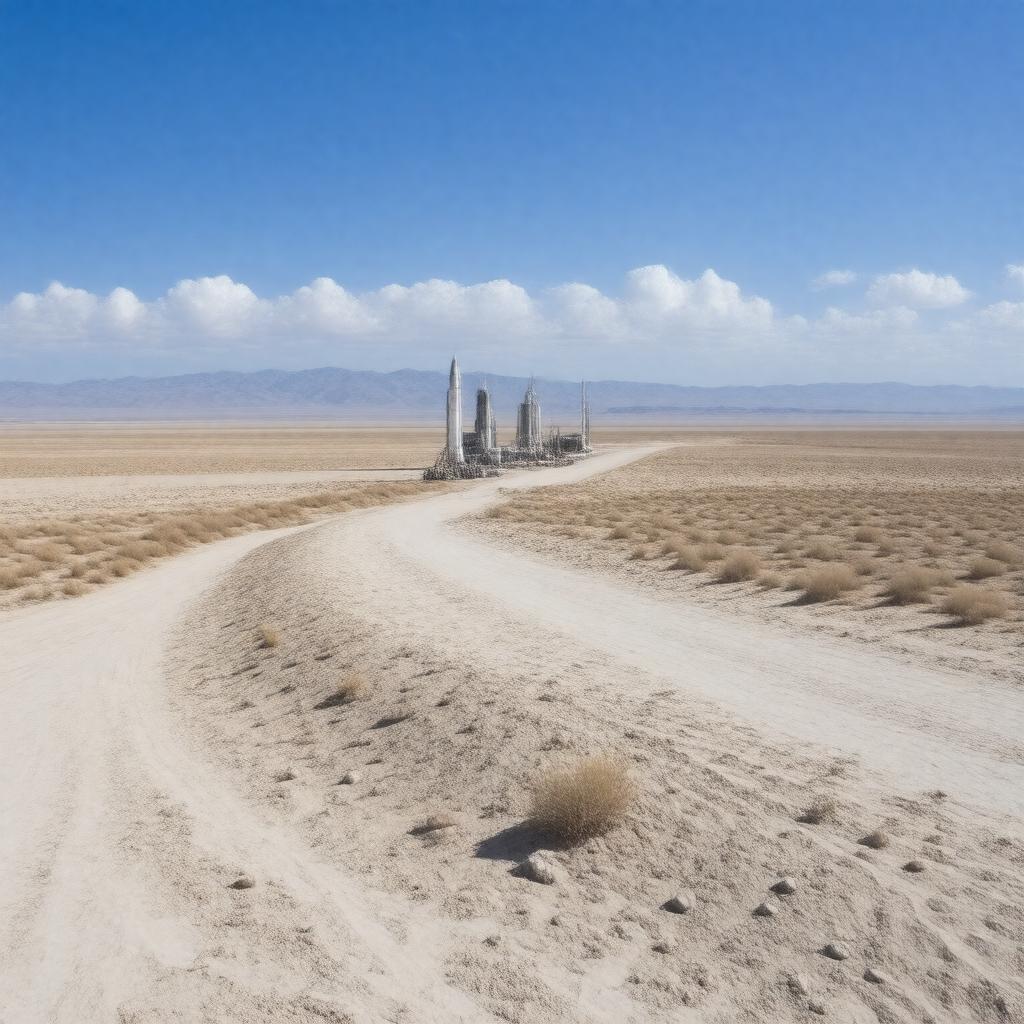 AI-created image of White Sands Missile Range