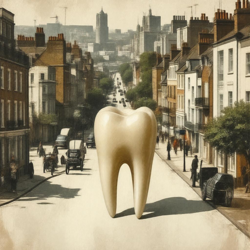 AI-created image of White Teeth