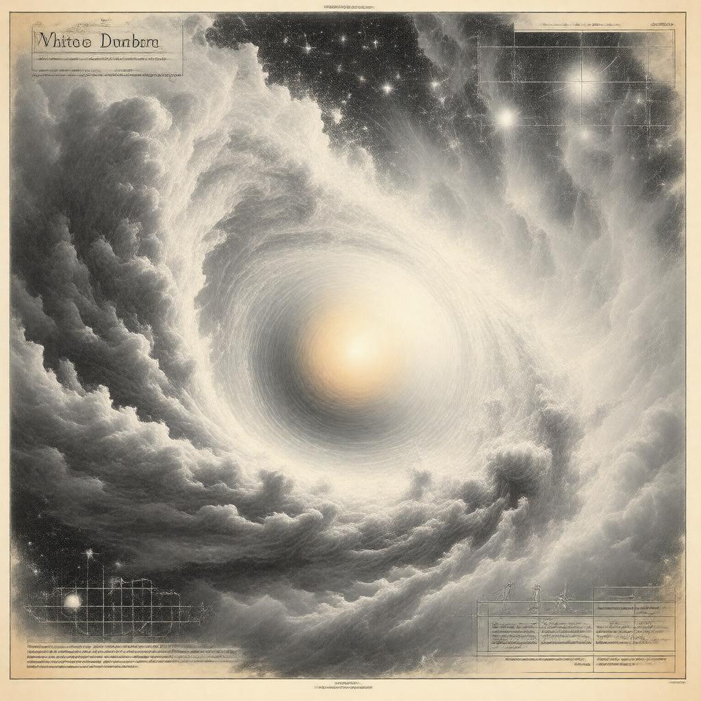 AI-created image of White dwarf theory