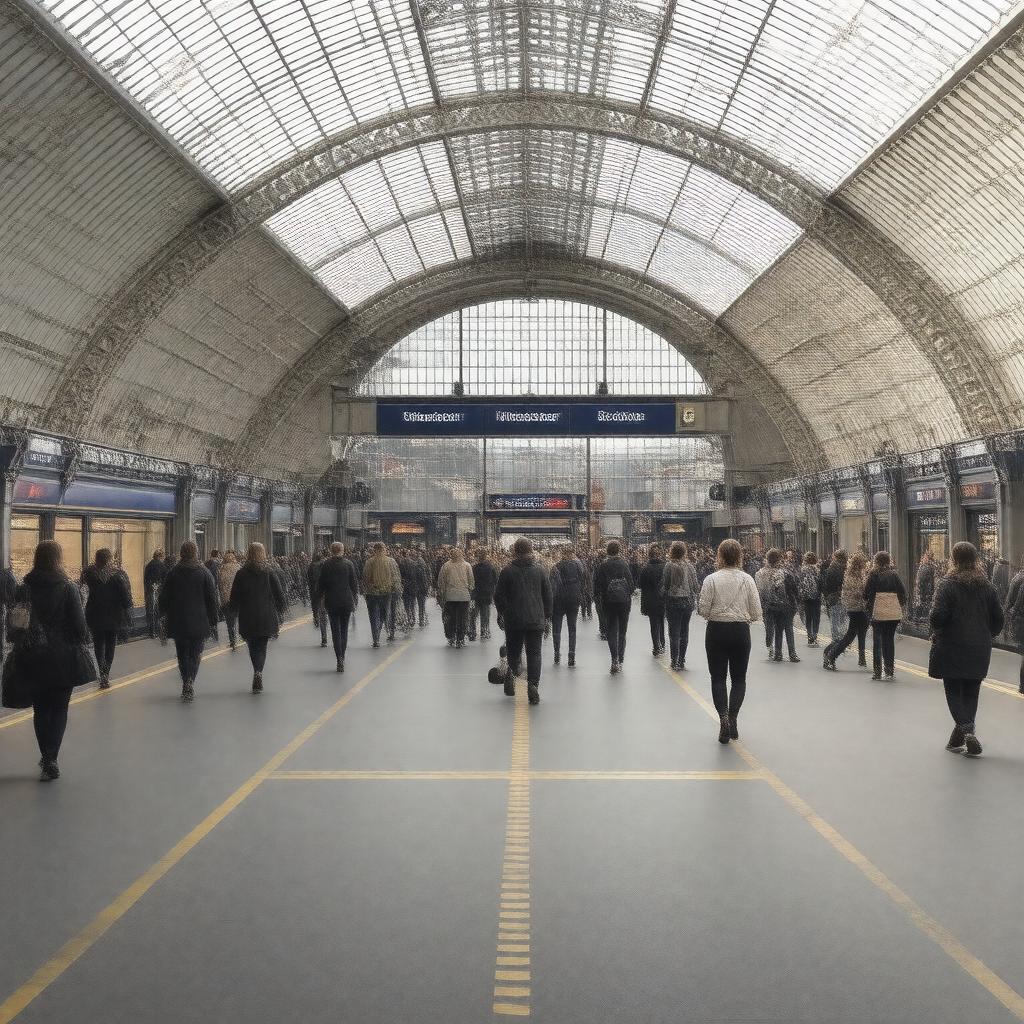 AI-created image of Whitechapel station