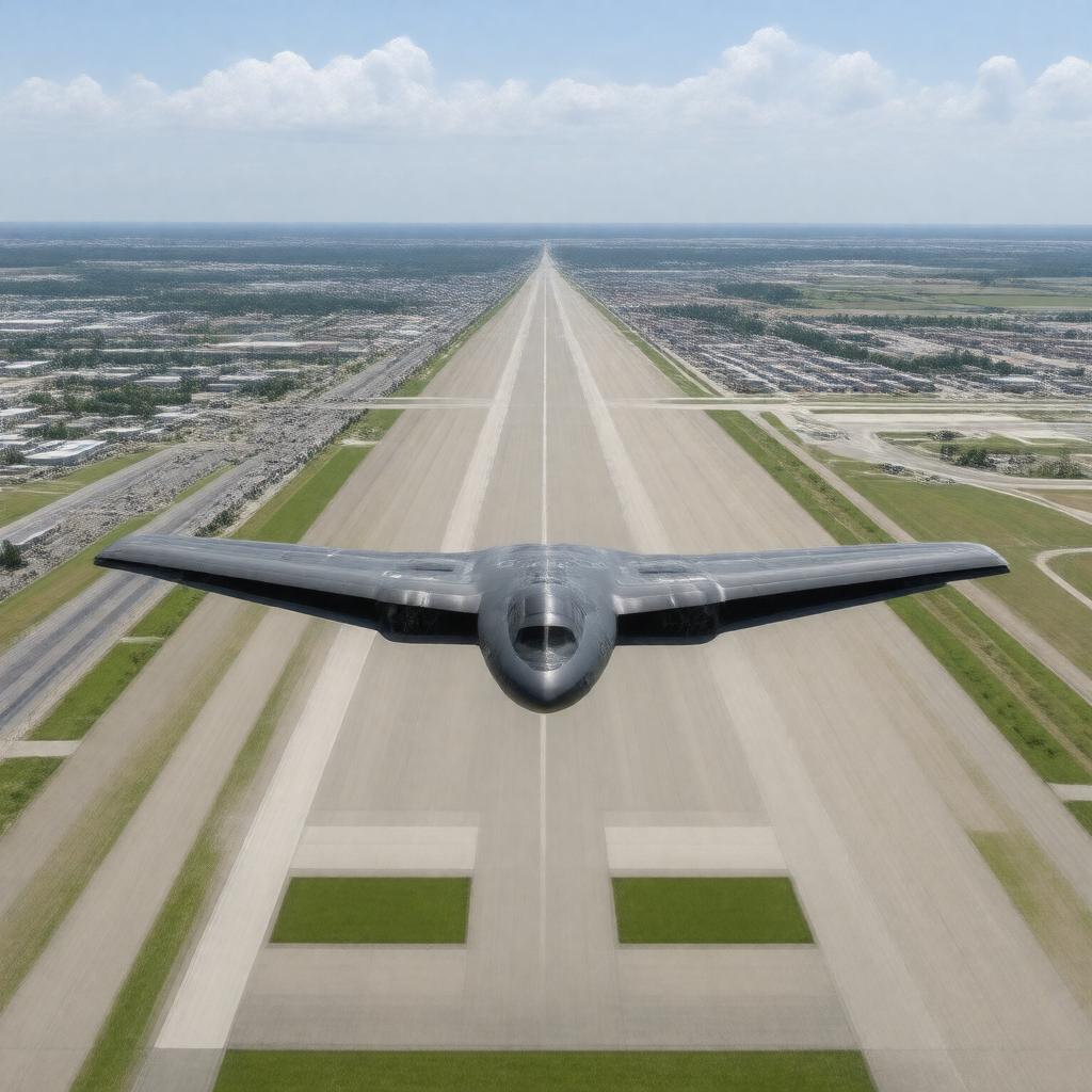 Click to view larger image AI-created image of Whiteman Air Force Base, Missouri