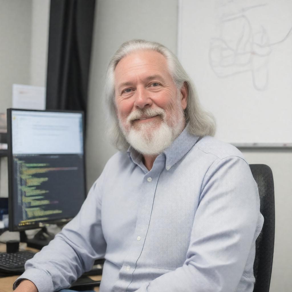 AI-created image of Whitfield Diffie