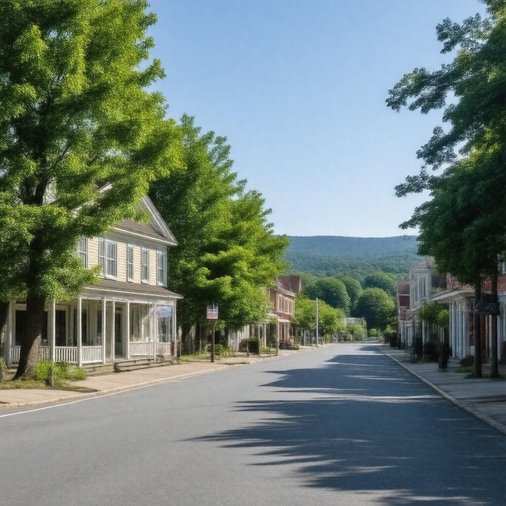 AI-created image of Whitman, Massachusetts