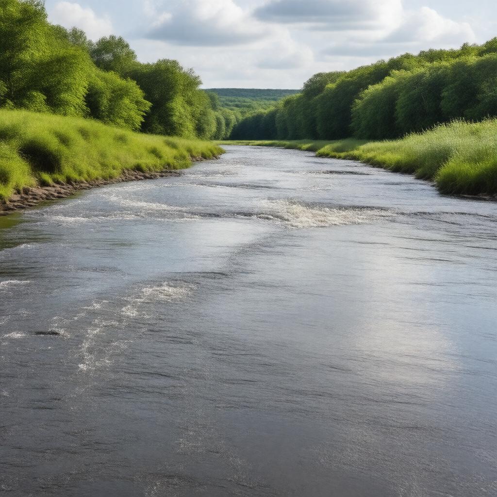 AI-created image of Whitman River