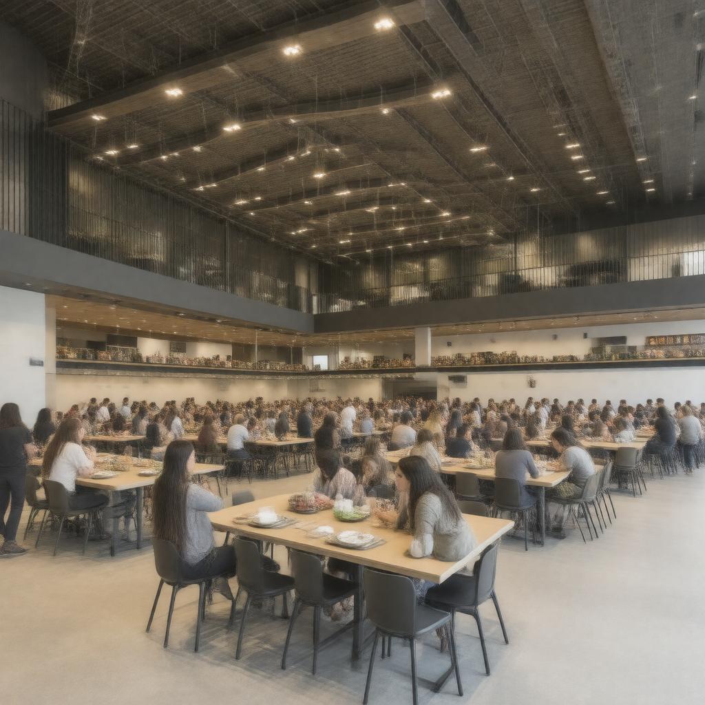 Click to view larger image AI-created image of Whitmans’ Dining Hall