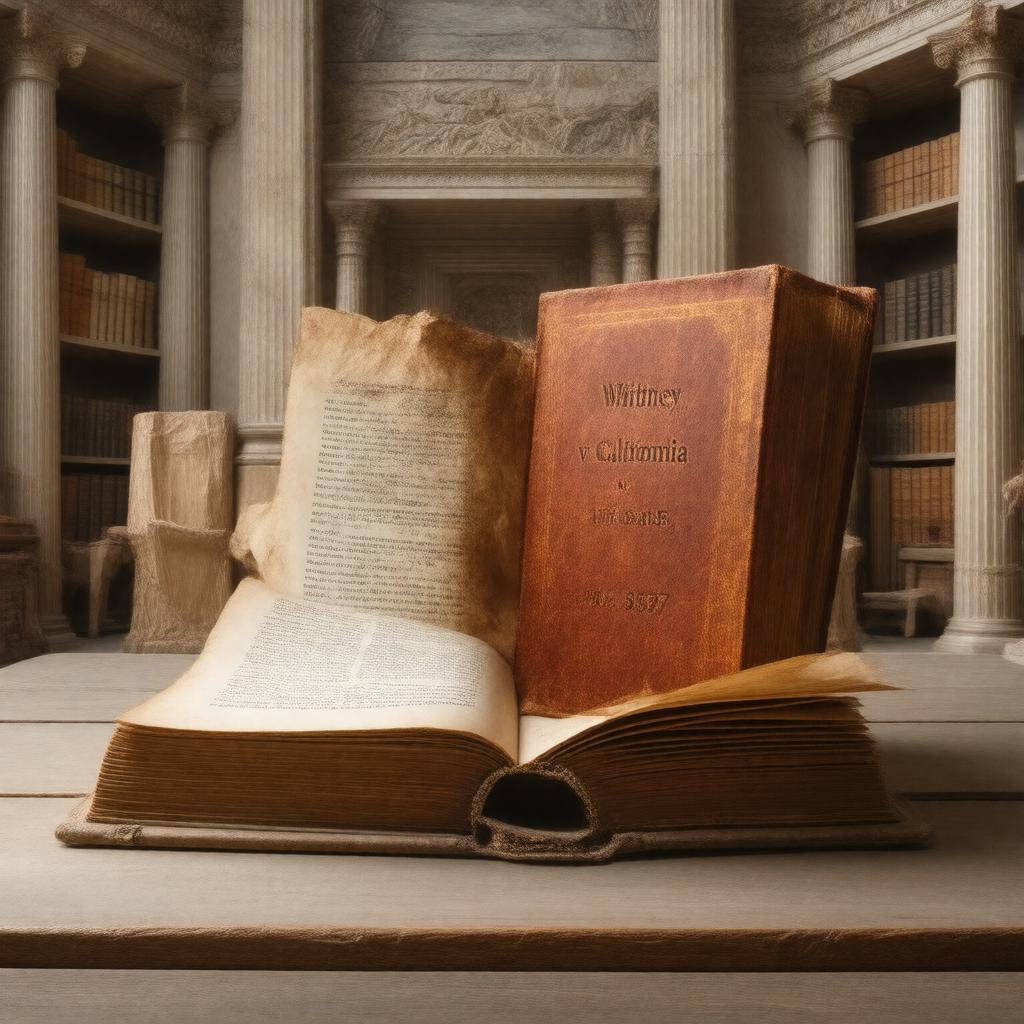 AI-created image of Whitney v. California