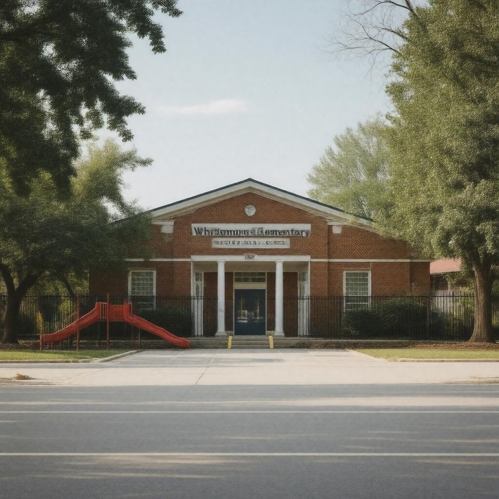 AI-created image of Whittemore Elementary School