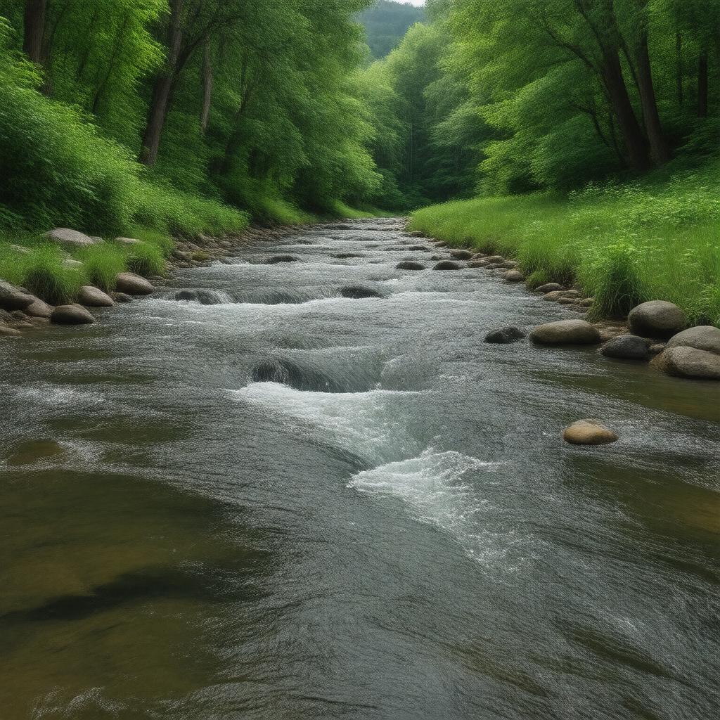 AI-created image of Whittier Brook